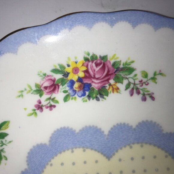 Royal Albert Prudence Cake Plate Floral Serving Tray English Bone China Dish - Picture 4 of 6